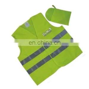 Wholesale Yellow 120g Polyester Reflective Safety Vest thumbnail-1