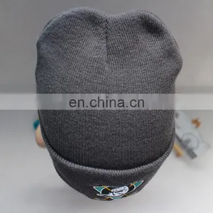 New Custom Plain Beanie Knit Winter Hat thumbnail-5