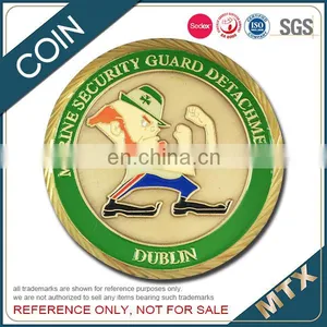 Stamping Enamel Infilled Souvenir Coin With Diamond Cut Edge Supplier thumbnail-4