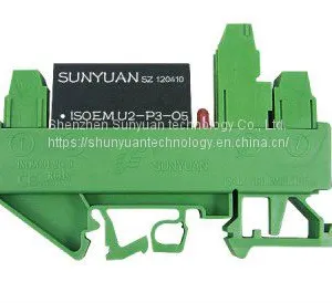 DIN Rail 0-5V/0-10V/4-20mA/0-20mA Current Voltage (I/V, I/I, V/I, V/V) Signal Isolation Transmitter DIN3 Isoem A2-P2-O2 thumbnail-1