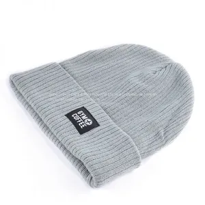 Customize Made Brand Casual Hat Knitted Beanie Skull Hat thumbnail-2