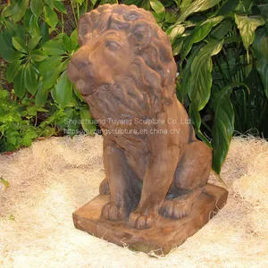 Hot Selling Outdoor Marble Animal Lion Sculpture thumbnail-3