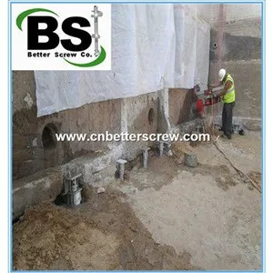Steel Push Pier System With Pipe for Foundation Repair thumbnail-1