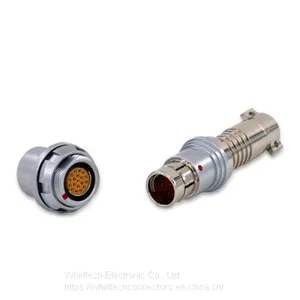 Push-pull Self-latching F Series 19pin Metal Plug and Socket Connectors thumbnail-1