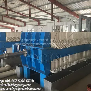 Industrial and Professional Cassava Flour Dewatering Machine Plate-frame filter press in Cassava Flour Processing Line thumbnail-2