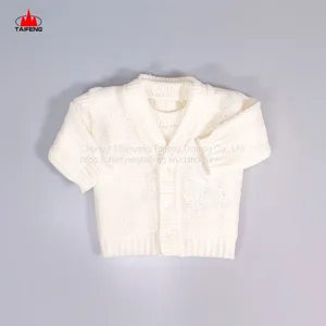 Wholesale OEM High Quality Toddler Pullover Newborn Baby Warm Winter Sweater Cute Bees Decoration for 6-12 Months Baby thumbnail-4
