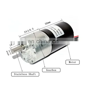 High Speed 1000-1500rpm High Torque dc Motor 12volt thumbnail-3