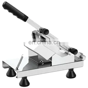 Wholesale Mini Manual Fresh Meat Slicer / Household Stainless Steel Meat Cutter / Manual Cutter Machine for Home Use thumbnail-2