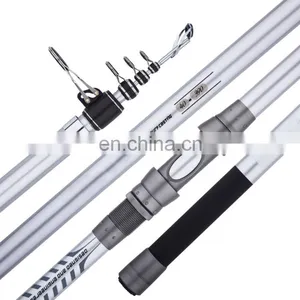 New Design Handmade 3.6-4.5m Fishing Telescopic Rod Carbon Fiber Long Distance Throwing Fishing Rod Reservoir Solid Fishing Rod thumbnail-1