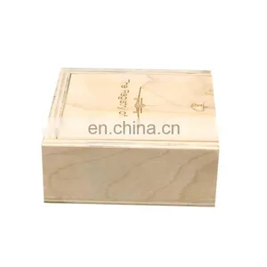 ODM Custom Made Luxury Gift Birch Pine Bamboo Solid Wood Box Jewellery or Trinket Storage Box thumbnail-3