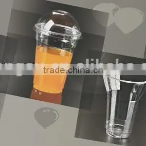 Best Sellers of 2014 From Dongsu--disposable Clear PET Cold Drinking Cups for Juice, Coffee and Ice Cream With Matching Lids thumbnail-1