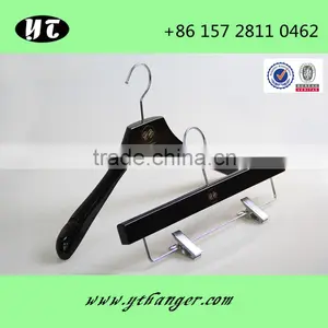 Luxury High Gloss White Wooden Hanger and Pants Hanger thumbnail-3