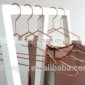 Coat Copper Hanger Shirt Rose Gold Metal Hanger Metal Wire Coat Hangers Quality Choice thumbnail-2