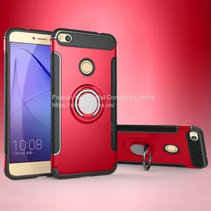 Finger Ring Holder Hard Magnetic Silicone Phone Case for Iphone 6 7 8 10 X Xr Xs Max Case With Ring Phone Cases thumbnail-3