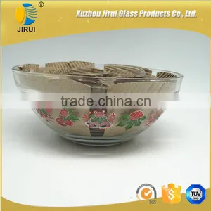 Set of 5 Glass Bowl With Decal Printings thumbnail-3