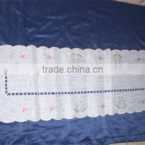 New Arrival High Quality Table Cloth Embroidered Table Cloth Wedding Tablecloth Christmas Design Fabric Tablecloth thumbnail-5