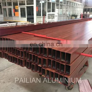 Wood Grain Powder Coating Aluminium Profile Accessories ,new Design Wood Grain Aluminium Sliding Window ,wood Colour Aluminium thumbnail-2
