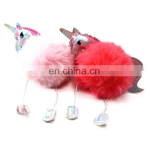 Hot Sell Cute Decoration Pink Animals Top Ball Decoration For Handbag And Key thumbnail-3