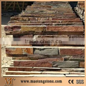 Cultured Stone for Wall Cladding Corner Stone,China Multicolor Slate Culture Stone thumbnail-1