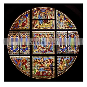 2021 Supplier Custom Vintage Window Price Church Supplies Panel Wholesale Ornament Stained Glass thumbnail-3