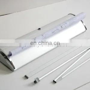 Luxury Wide Base Roll up Banner Stand (aluminum+Magnet Cover,double Oxford Bag,electroplating Cover) thumbnail-3