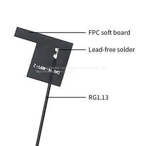 GPS GSM 3G 4G WIFI2.4G 5.8G LTE Internal Antenna Flexible Antenna Fpc Pcb Antenna Bulid in Antenna With Ipex Connector thumbnail-2