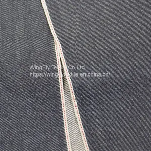 11.46oz 98.4% Cotton 1.6% Spandex Slub Right Twill Denim Fabric Supplier W285625 thumbnail-3