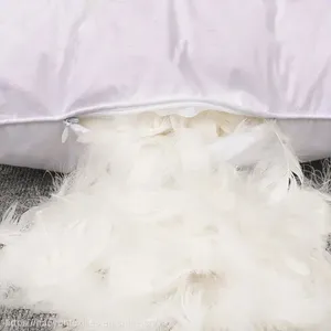 Luxury 2-4CM White Goose Feather Pillow thumbnail-3