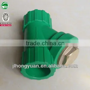 PP-R Accessories Plastic Irrigation Pipe Fittings Water Filter for Pipe Fittings(brass Plug) thumbnail-1