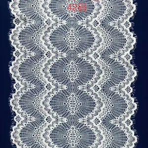 Hot Selling Lace Trim Ribbon Wide Embroidery Floral Sewing Lace Trim for Craft Sewing Wedding Bridal Decoration Home Decoration Packaging thumbnail-5
