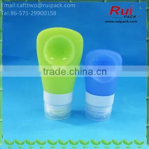 38ml 60ml Silicone Bottles With Sucker for Hand Soap/shampoo, Reuse Silicone Travel Bottles thumbnail-1