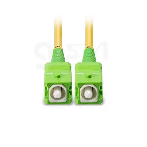 Fiber Optic Patch Cable SC APC to SC APC OS2 Duplex Single Mode PVC 2.0mm thumbnail-1