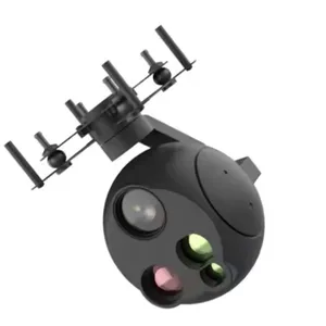 T100 25mm View Target Positioning Pod Uav Camera Infrared Three Axis Three Light Drone Gimbal Camera thumbnail-1