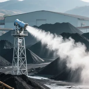 100-meter Fixed Fog Cannon for Dust Suppression in Power Plant Areas and Dust Removal Equipment for Large Coal Yards thumbnail-1