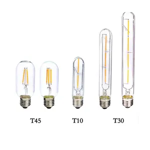 T300 8Watts Dimmer LED Light Bulbs Glass Clear LED Filament Bulbs thumbnail-2