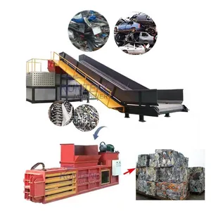 Hydraulic Car Shredder Compactor Car Crushing Plant and Scrap Metal Recycling Equipment EPC thumbnail-1