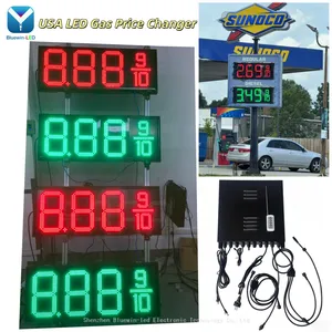 Fuel Price Sign Gasoline Station Large 7 Segment Outdoor Board LED Gas Price Display thumbnail-2
