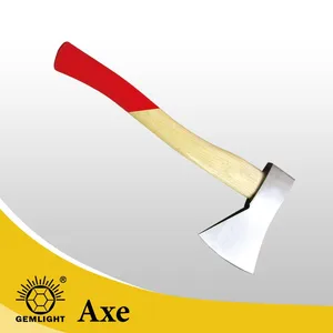 Heavy Duty Carbon Steel Axe With Wooden Handle for Wood Cutting Camping and Outdoor Work thumbnail-3