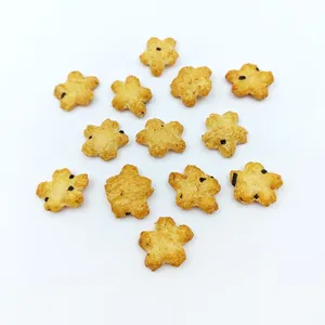 Charming Sakura Cherry Blossom Shape Japanese Style Rice Crackers Soy Sauce Flavor for Wholesale Distributors thumbnail-3