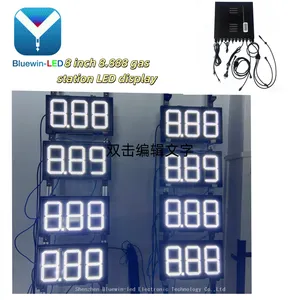 Gas Station LED Panels Display Fuel Price Service Stations thumbnail-5