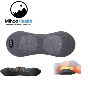 Electric Neck Back Waist Massage Pillow With Heat Vibration and Traction Support for Home Use MH-BY059 thumbnail-1