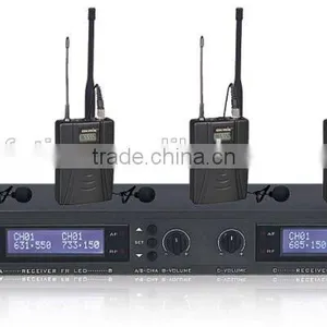 2016 New Design Four Channels Wireless Microphone Professional Conference Microphone thumbnail-2