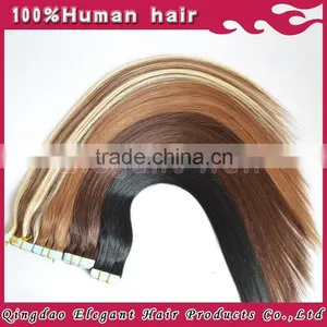 Best Qulity Wholesale Seamless Waterproof Remy Skin Weft European Virgin Tape Skin Hair Extensions thumbnail-3