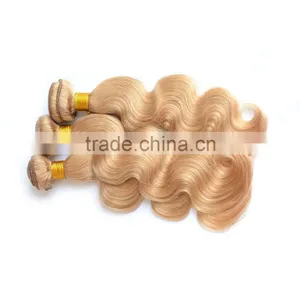 High Quality 100% Human Hair #613 Blond Hair Weave thumbnail-3