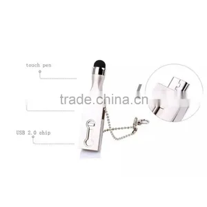 Mini Silver OTG Usb With Touch Pen Function thumbnail-5