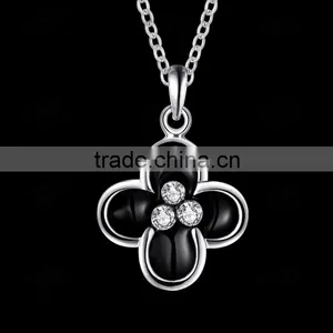White Gold Color Vogue Jewelry Wedding Necklace thumbnail-3