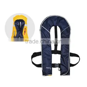 150N Inflatable Life Jacket Black HL702 thumbnail-1