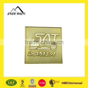 OEM 2-in-1Decorative Handbag Brand Logo Metal Label thumbnail-6