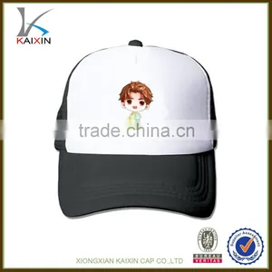 Customize Oem Designed Digital Printed Curved Baseball Type Trucker Mesh Cap thumbnail-4