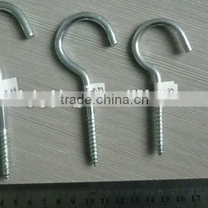 Zinc Plated Cup Hook With Thread/All Size Available Cup Hook With Thread/ thumbnail-2